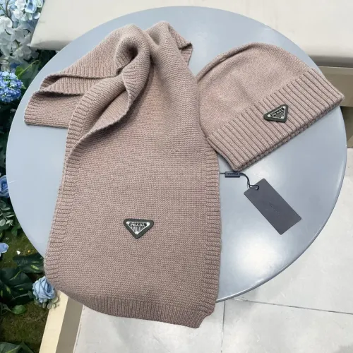 Replica Prada Hat and Scarf Set #1415788 $64.00 USD for Wholesale
