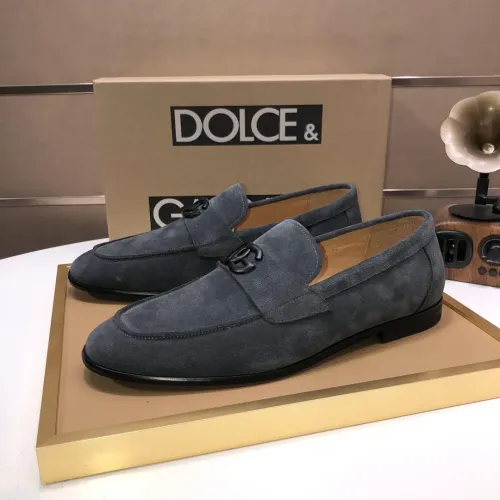 Dolce &amp; Gabbana D&amp;G Leather Shoes For Men #1415794 $98.00 USD, Wholesale Replica Dolce &amp; Gabbana D&amp;G Leather Shoes