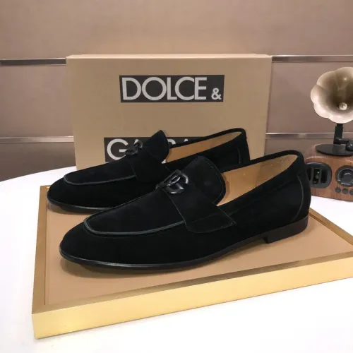 Dolce &amp; Gabbana D&amp;G Leather Shoes For Men #1415795 $98.00 USD, Wholesale Replica Dolce &amp; Gabbana D&amp;G Leather Shoes