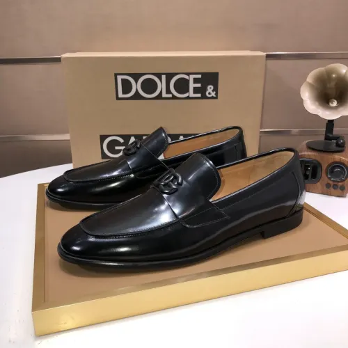 Dolce &amp; Gabbana D&amp;G Leather Shoes For Men #1415798 $98.00 USD, Wholesale Replica Dolce &amp; Gabbana D&amp;G Leather Shoes