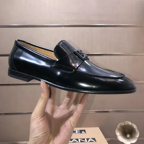 Replica Dolce & Gabbana D&G Leather Shoes For Men #1415798 $98.00 USD for Wholesale