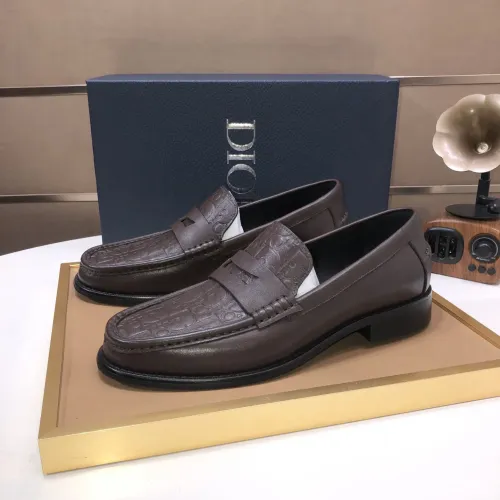 Christian Dior Leather Shoes For Men #1415799 $100.00 USD, Wholesale Replica Christian Dior Leather Shoes