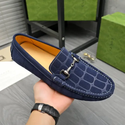 Replica Gucci Oxfords Shoes For Men #1415893 $76.00 USD for Wholesale