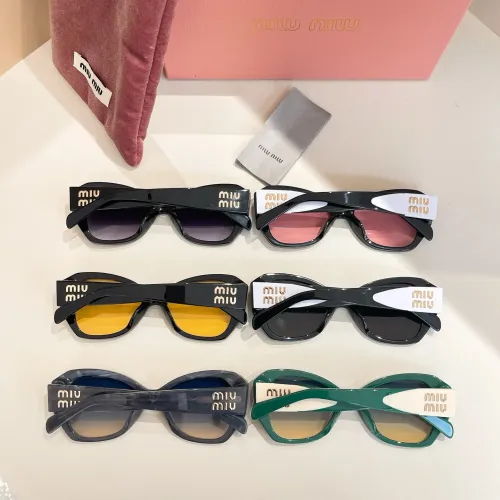 Replica MIU MIU AAA Quality Sunglasses #1415945 $60.00 USD for Wholesale
