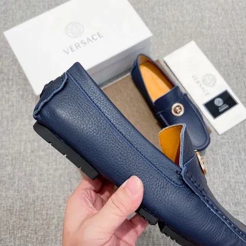 Replica Versace Leather Shoes For Men #1416055 $85.00 USD for Wholesale