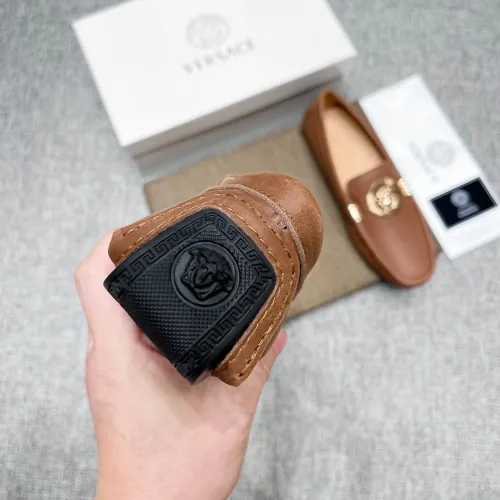 Replica Versace Leather Shoes For Men #1416057 $85.00 USD for Wholesale