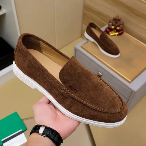 Replica Boss Leather Shoes For Men #1416086 $85.00 USD for Wholesale