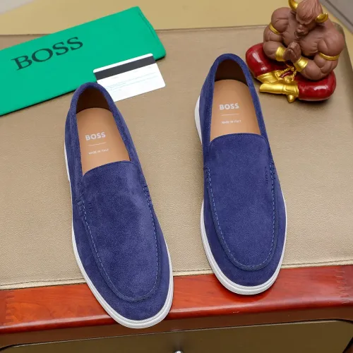 Replica Boss Leather Shoes For Men #1416087 $85.00 USD for Wholesale