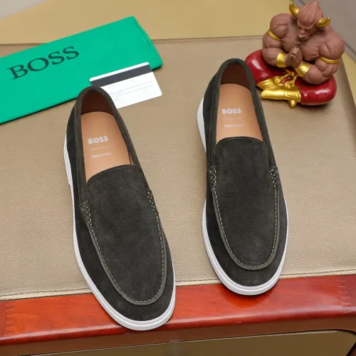 Replica Boss Leather Shoes For Men #1416088 $85.00 USD for Wholesale