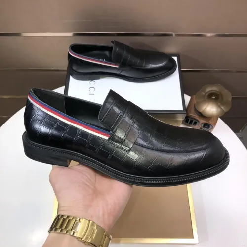 Replica Gucci Oxfords Shoes For Men #1416237 $98.00 USD for Wholesale