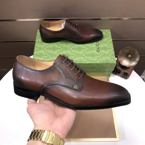 Replica Gucci Oxfords Shoes For Men #1416243 $105.00 USD for Wholesale