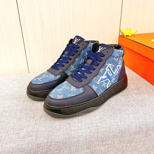 Louis Vuitton High Tops Shoes For Men #1416282 $88.00 USD, Wholesale Replica Louis Vuitton High Tops Shoes