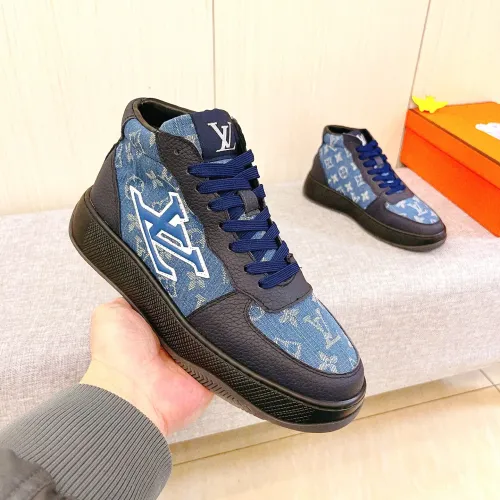 Replica Louis Vuitton High Tops Shoes For Men #1416282 $88.00 USD for Wholesale