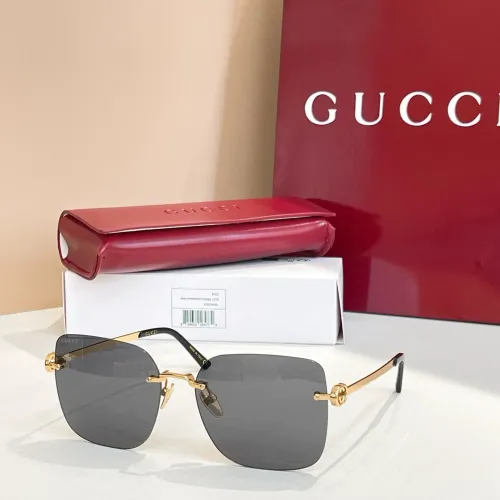 Gucci AAA Quality Sunglasses #1416358 $64.00 USD, Wholesale Replica Gucci AAA Quality Sunglasses
