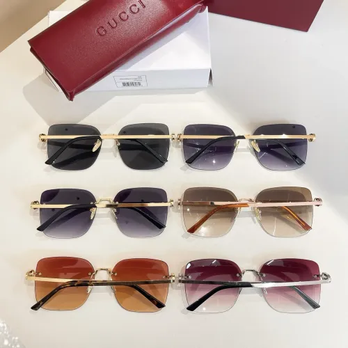 Replica Gucci AAA Quality Sunglasses #1416363 $64.00 USD for Wholesale
