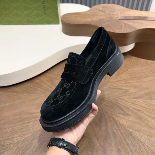 Replica Gucci Oxfords Shoes For Men #1416366 $132.00 USD for Wholesale