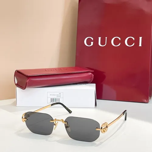 Gucci AAA Quality Sunglasses #1416370 $64.00 USD, Wholesale Replica Gucci AAA Quality Sunglasses