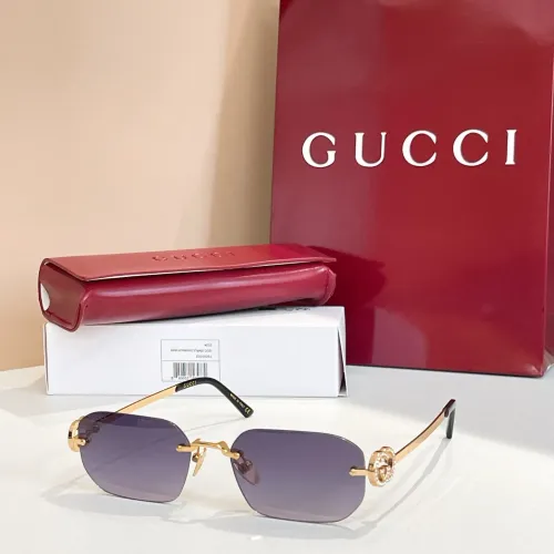 Gucci AAA Quality Sunglasses #1416372 $64.00 USD, Wholesale Replica Gucci AAA Quality Sunglasses