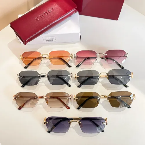 Replica Gucci AAA Quality Sunglasses #1416372 $64.00 USD for Wholesale