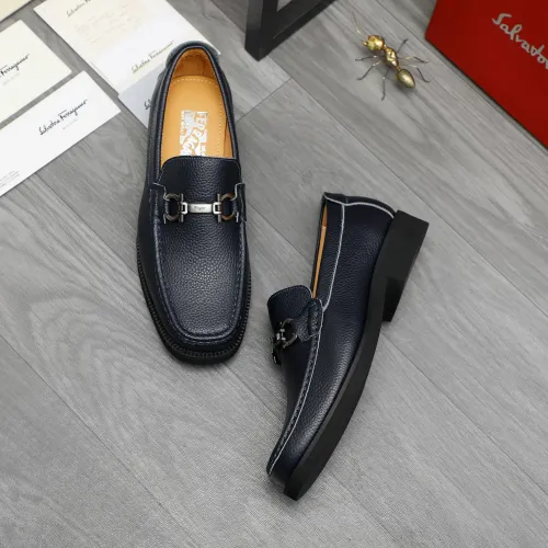 Salvatore Ferragamo Leather Shoes For Men #1416443 $98.00 USD, Wholesale Replica Salvatore Ferragamo Leather Shoes