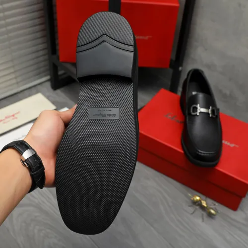 Replica Salvatore Ferragamo Leather Shoes For Men #1416444 $98.00 USD for Wholesale