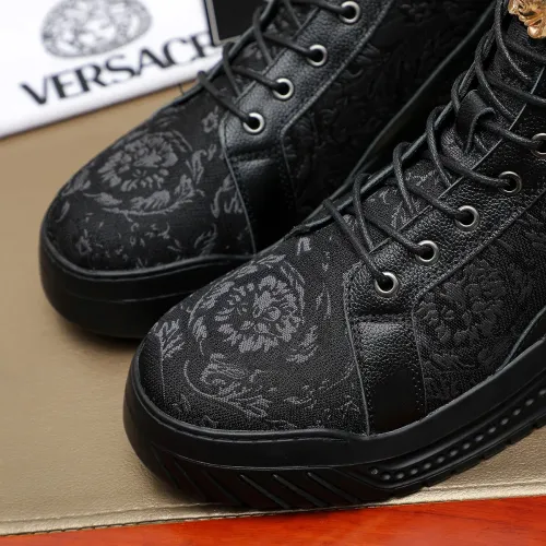 Replica Versace High Tops Shoes For Men #1416495 $85.00 USD for Wholesale