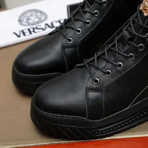 Replica Versace High Tops Shoes For Men #1416496 $85.00 USD for Wholesale