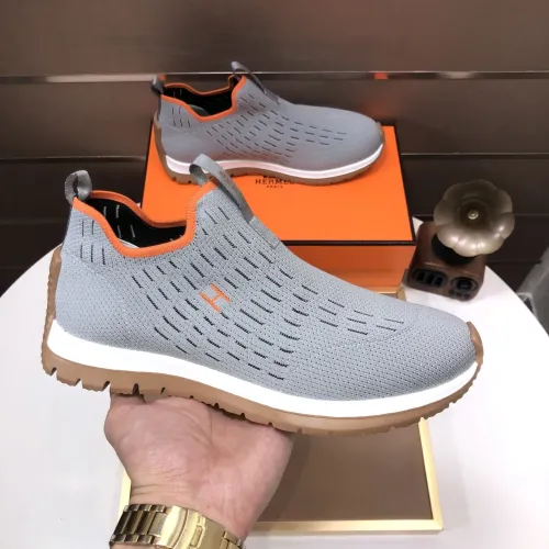 Replica Hermes Casual Shoes For Men #1416509 $85.00 USD for Wholesale