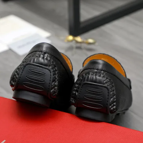 Replica Salvatore Ferragamo Leather Shoes For Men #1416526 $76.00 USD for Wholesale