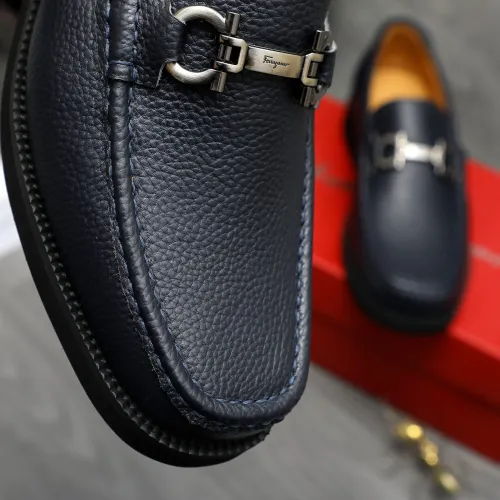 Replica Salvatore Ferragamo Leather Shoes For Men #1416532 $96.00 USD for Wholesale
