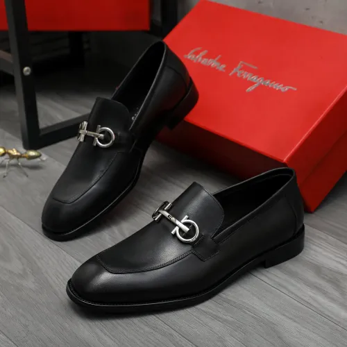 Salvatore Ferragamo Leather Shoes For Men #1416561 $88.00 USD, Wholesale Replica Salvatore Ferragamo Leather Shoes