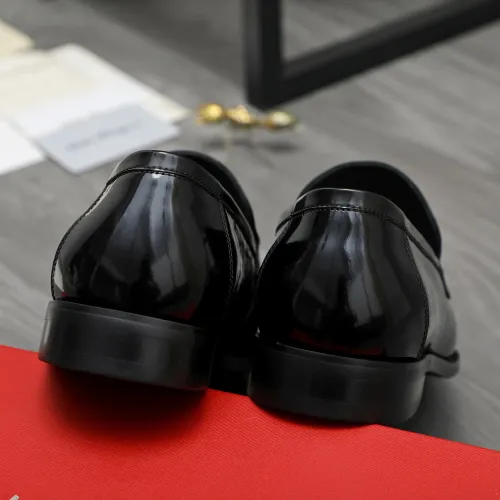 Replica Salvatore Ferragamo Leather Shoes For Men #1416564 $88.00 USD for Wholesale
