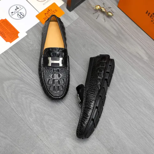 Hermes Leather Shoes For Men #1416930 $76.00 USD, Wholesale Replica Hermes Leather Shoes