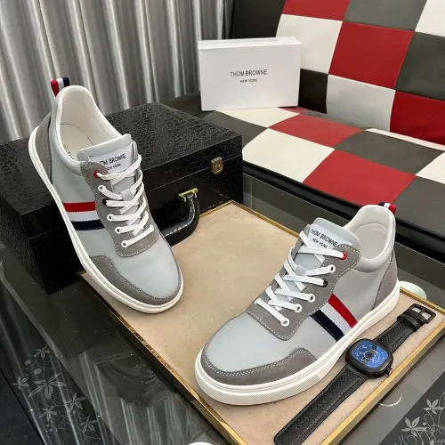 Replica Thom Browne TB High Tops Shoes For Men #1416957 $76.00 USD for Wholesale