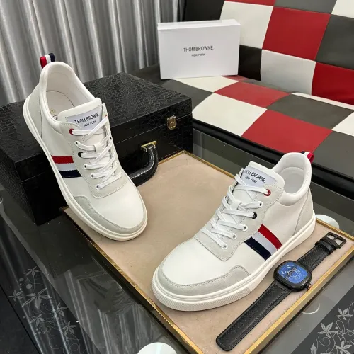 Replica Thom Browne TB High Tops Shoes For Men #1416958 $76.00 USD for Wholesale