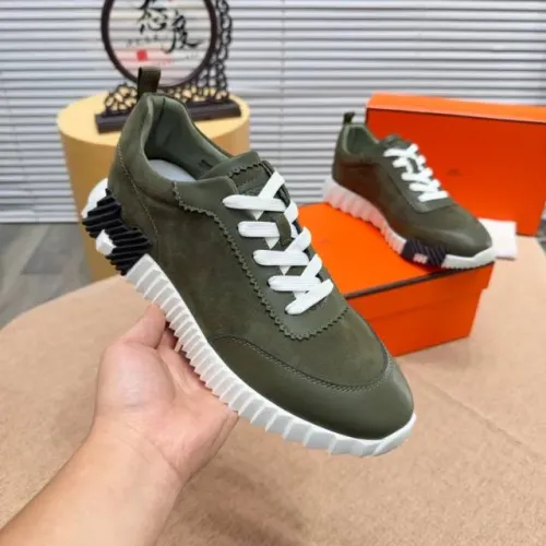 Replica Hermes Casual Shoes For Men #1416979 $76.00 USD for Wholesale