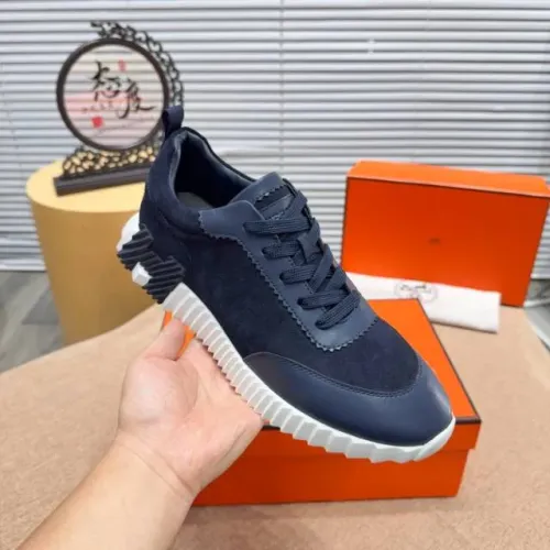Replica Hermes Casual Shoes For Men #1416981 $76.00 USD for Wholesale