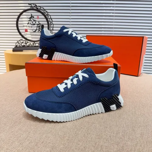 Replica Hermes Casual Shoes For Men #1416984 $76.00 USD for Wholesale