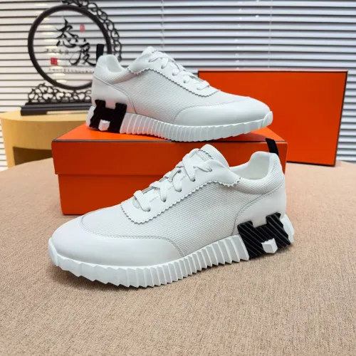 Replica Hermes Casual Shoes For Men #1416986 $76.00 USD for Wholesale