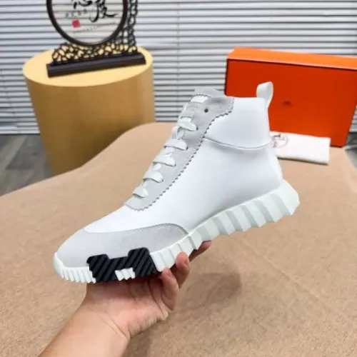 Replica Hermes High Tops Shoes For Men #1416997 $80.00 USD for Wholesale