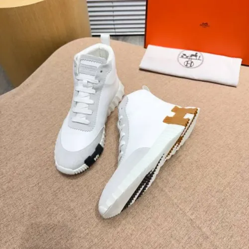 Replica Hermes High Tops Shoes For Men #1416997 $80.00 USD for Wholesale