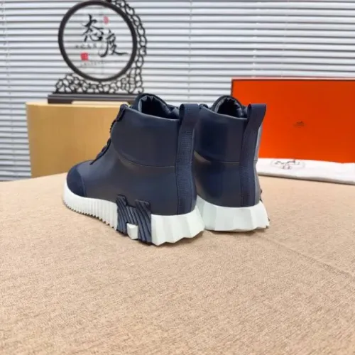 Replica Hermes High Tops Shoes For Men #1416998 $80.00 USD for Wholesale