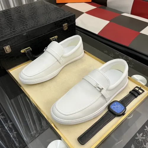 Replica Hermes Casual Shoes For Men #1417015 $82.00 USD for Wholesale
