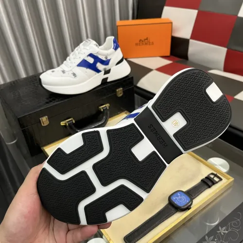 Replica Hermes Casual Shoes For Men #1417033 $98.00 USD for Wholesale
