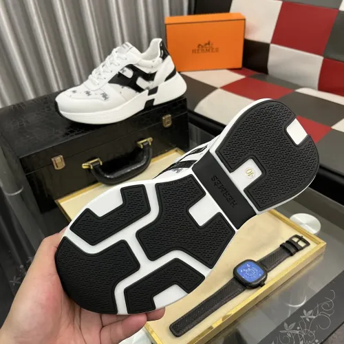 Replica Hermes Casual Shoes For Men #1417036 $98.00 USD for Wholesale