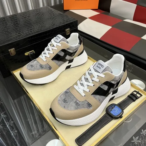 Replica Hermes Casual Shoes For Men #1417037 $98.00 USD for Wholesale