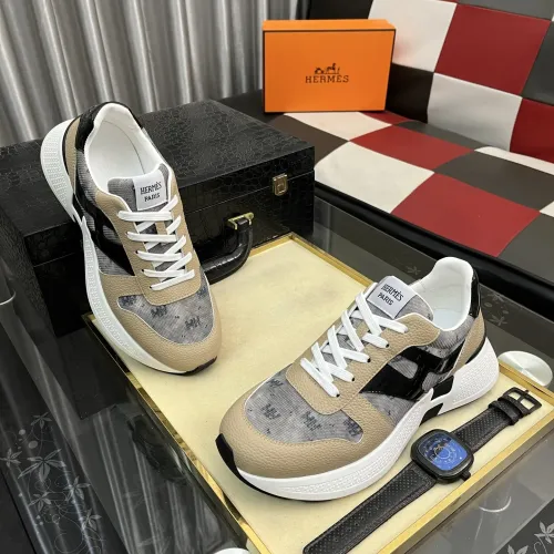 Replica Hermes Casual Shoes For Men #1417037 $98.00 USD for Wholesale