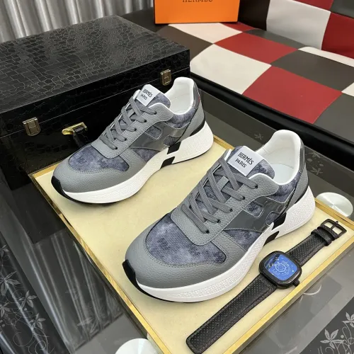 Replica Hermes Casual Shoes For Men #1417041 $98.00 USD for Wholesale
