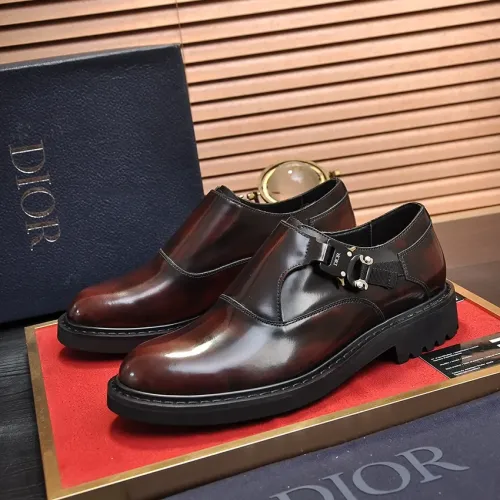 Christian Dior Leather Shoes For Men #1417126 $105.00 USD, Wholesale Replica Christian Dior Leather Shoes