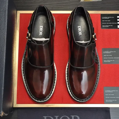 Replica Christian Dior Leather Shoes For Men #1417126 $105.00 USD for Wholesale